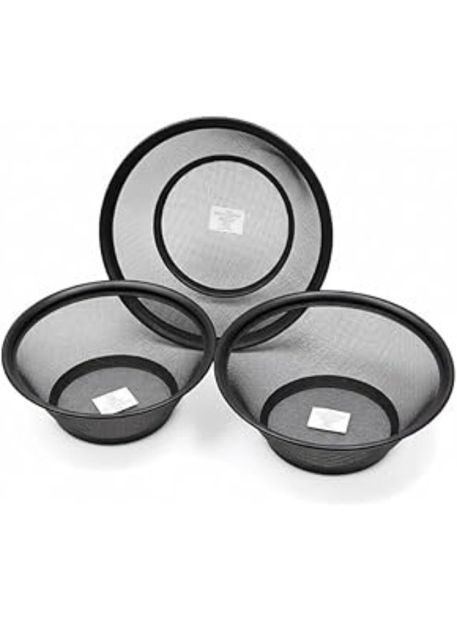 Mesh strainer (sieve) set - 3 pieces - Image 1